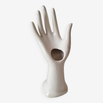 Hand-shaped ring vase