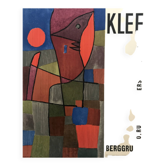 Paul KLEE, Galerie Berggruen, 1961. Original poster in Mourlot lithograph imp.