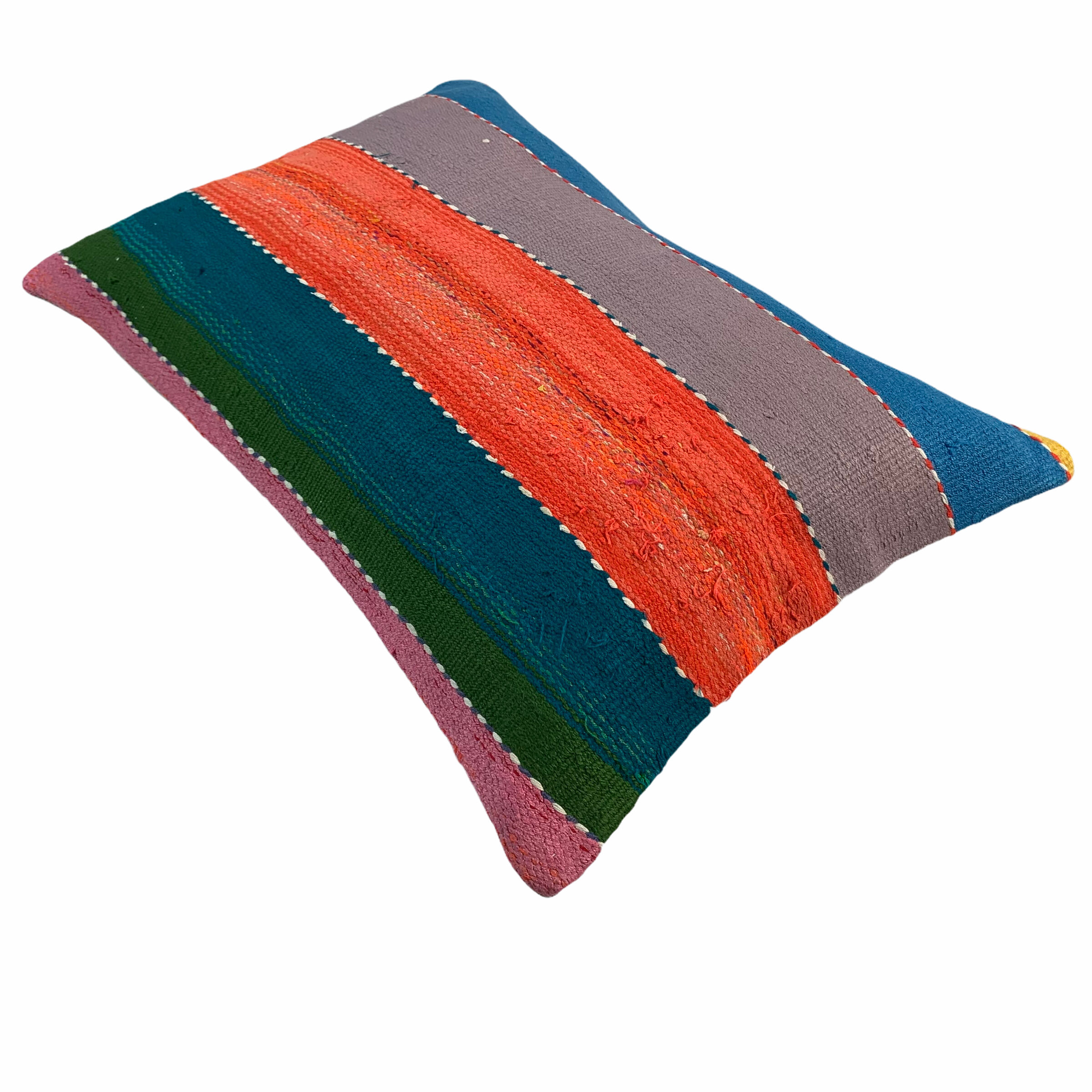 Vintage turkish handmade kilim cushion cover 40x60 cm