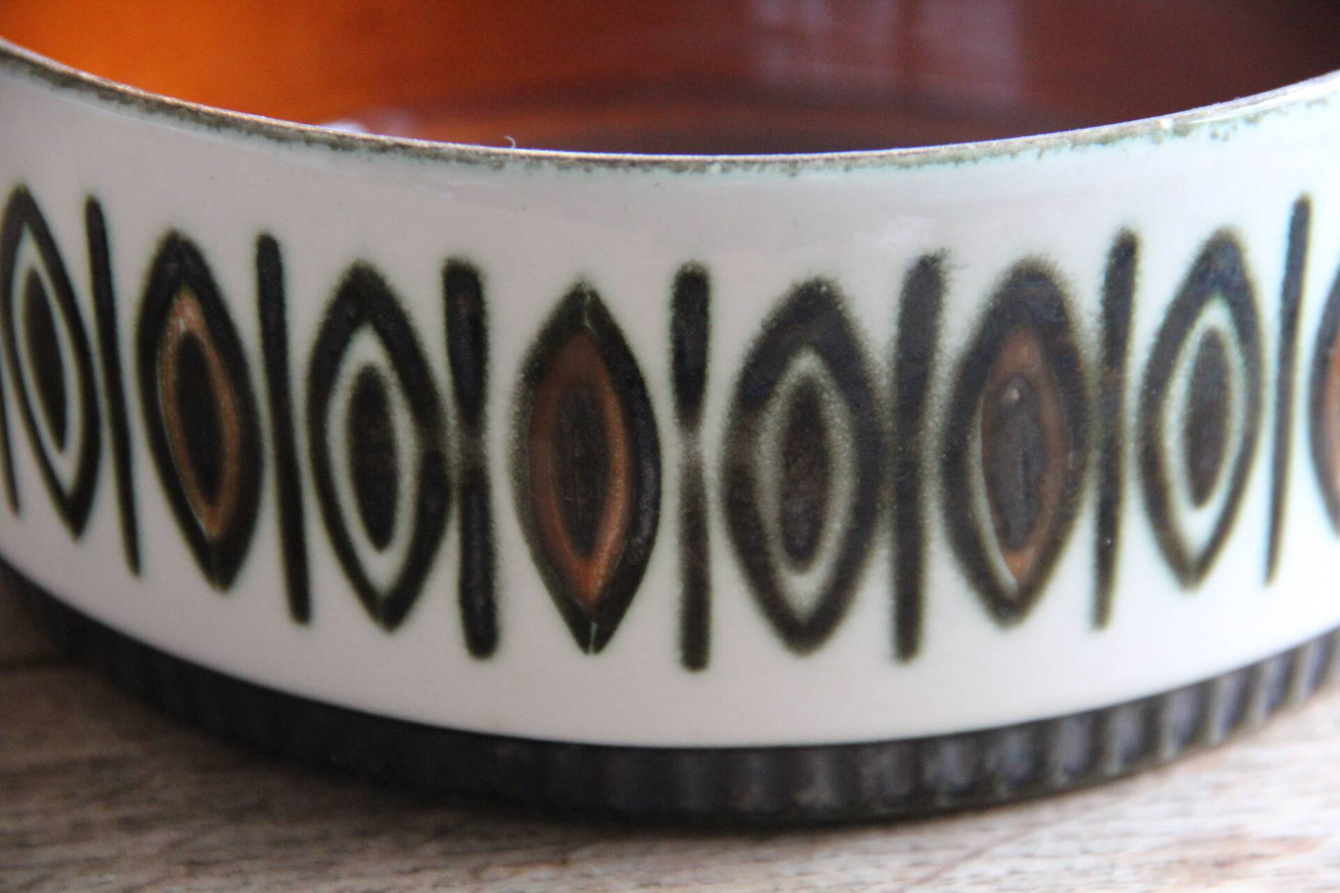 Saladier vintage Boch modèle Ellipse