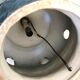 Vintage ceramic footlamp