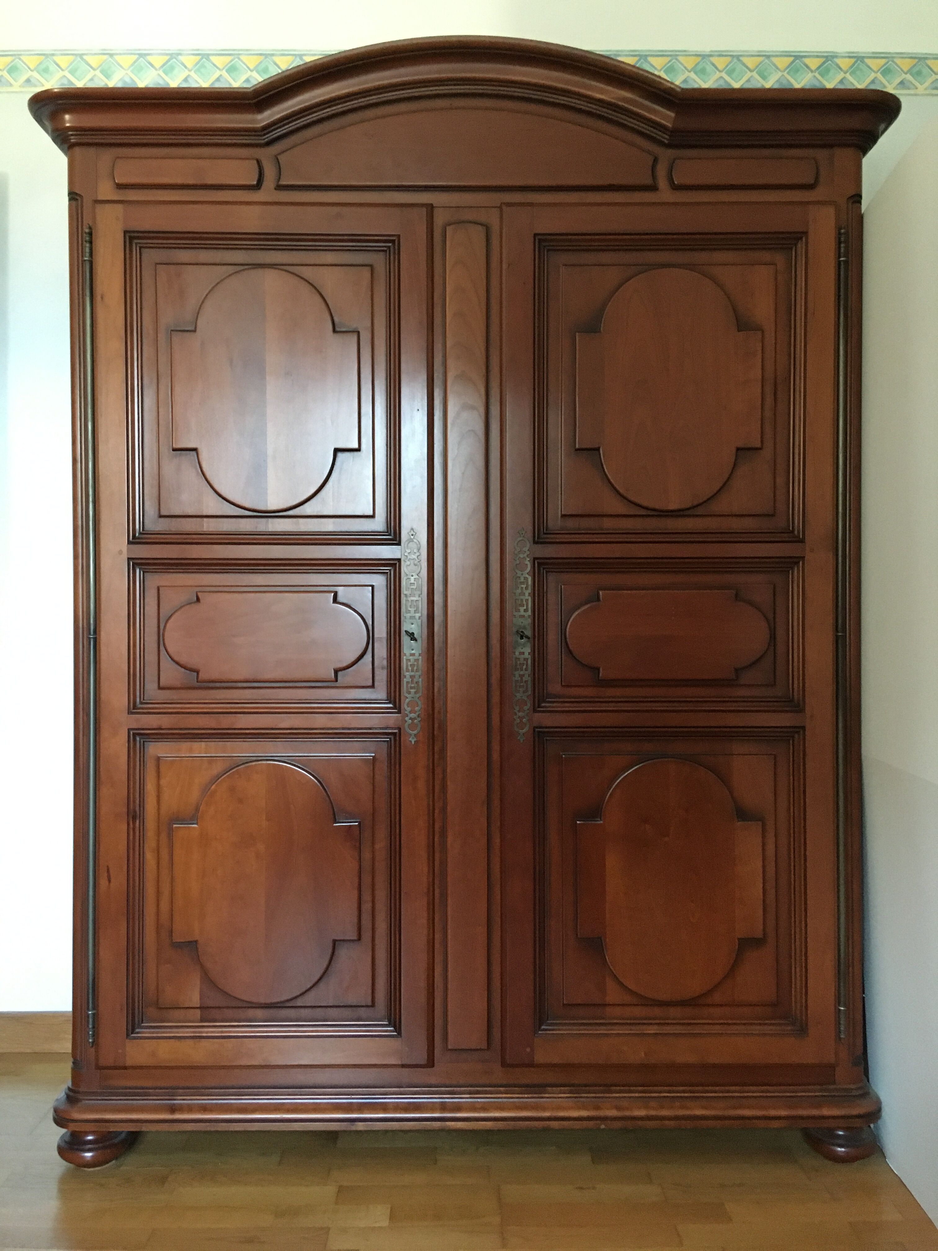 Solid cherry cabinet