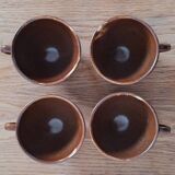 Tasses ou bolée à cidre en grès