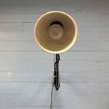 XL black scissor lamp from PeHaWe Leuchten Dresden, German 1940s