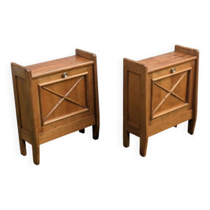 Paire de chevets vintage