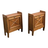 Pair of vintage bedside tables from the 1950s-1960s