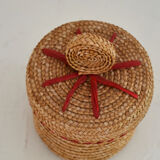 Boîte tressée vintage