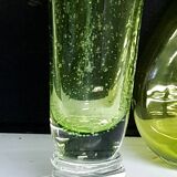 Ensemble de vases en verre soufflé