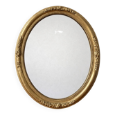 Oval gold mirror - Victorian style