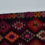 Extra Long Oushak Vintage Runner Rug