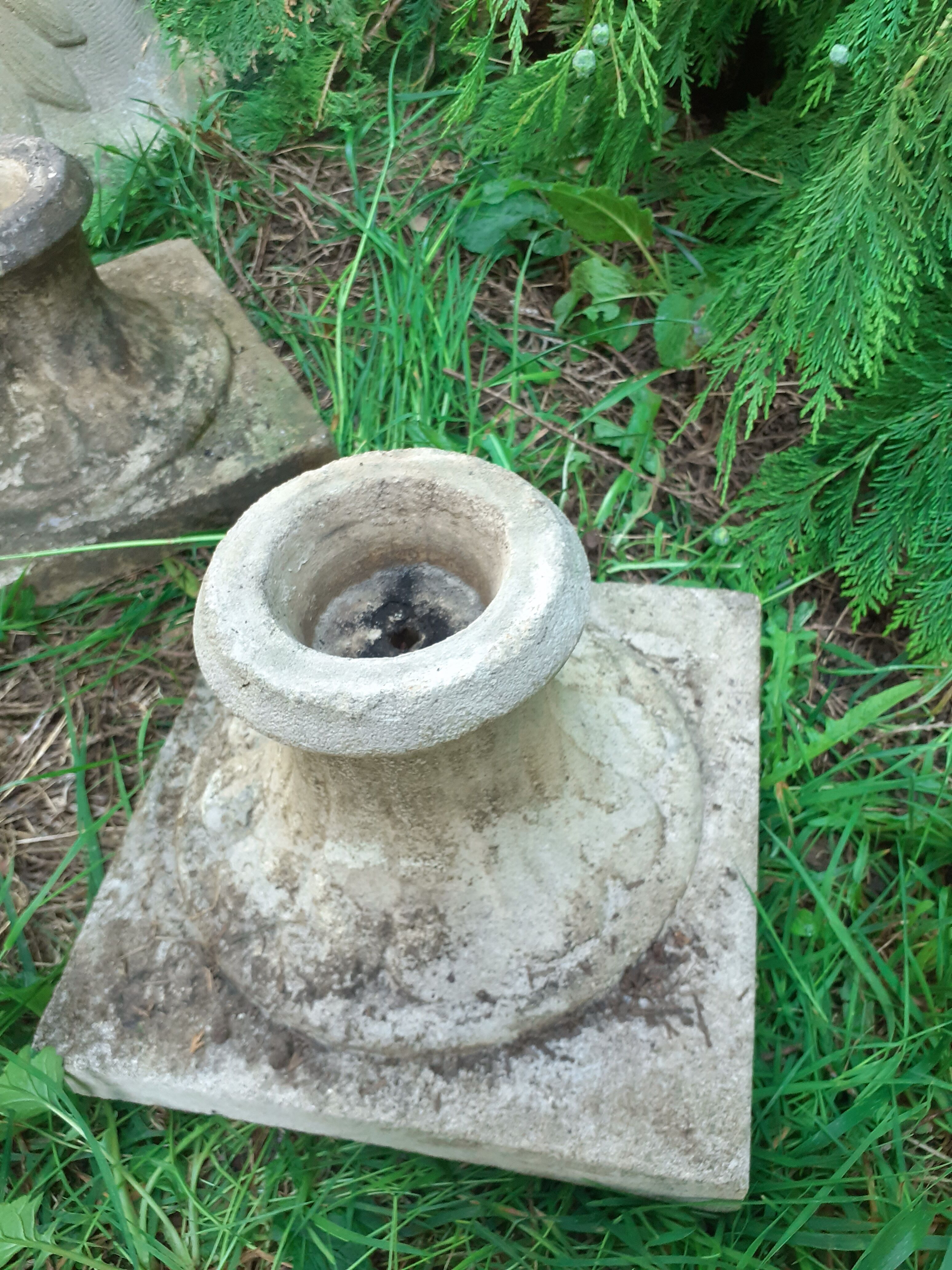 Pair of stone planter medicis