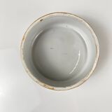 Chinese blue porcelain box with bird and flower motif