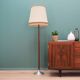 Wooden floor lamp, Danish design, 1960s, production: Denmark