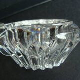 Double salt cellar in crystal and tin
