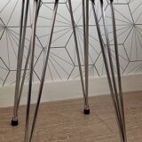 Vintage “SIF” round stool in formica and Eiffel legs.