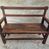 Antique oak bench hall bench 105 cm
