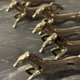 Ensemble de 6 porte-couteaux chevaux