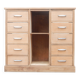 Superbe petit buffet / meuble de métier 10 tiroirs