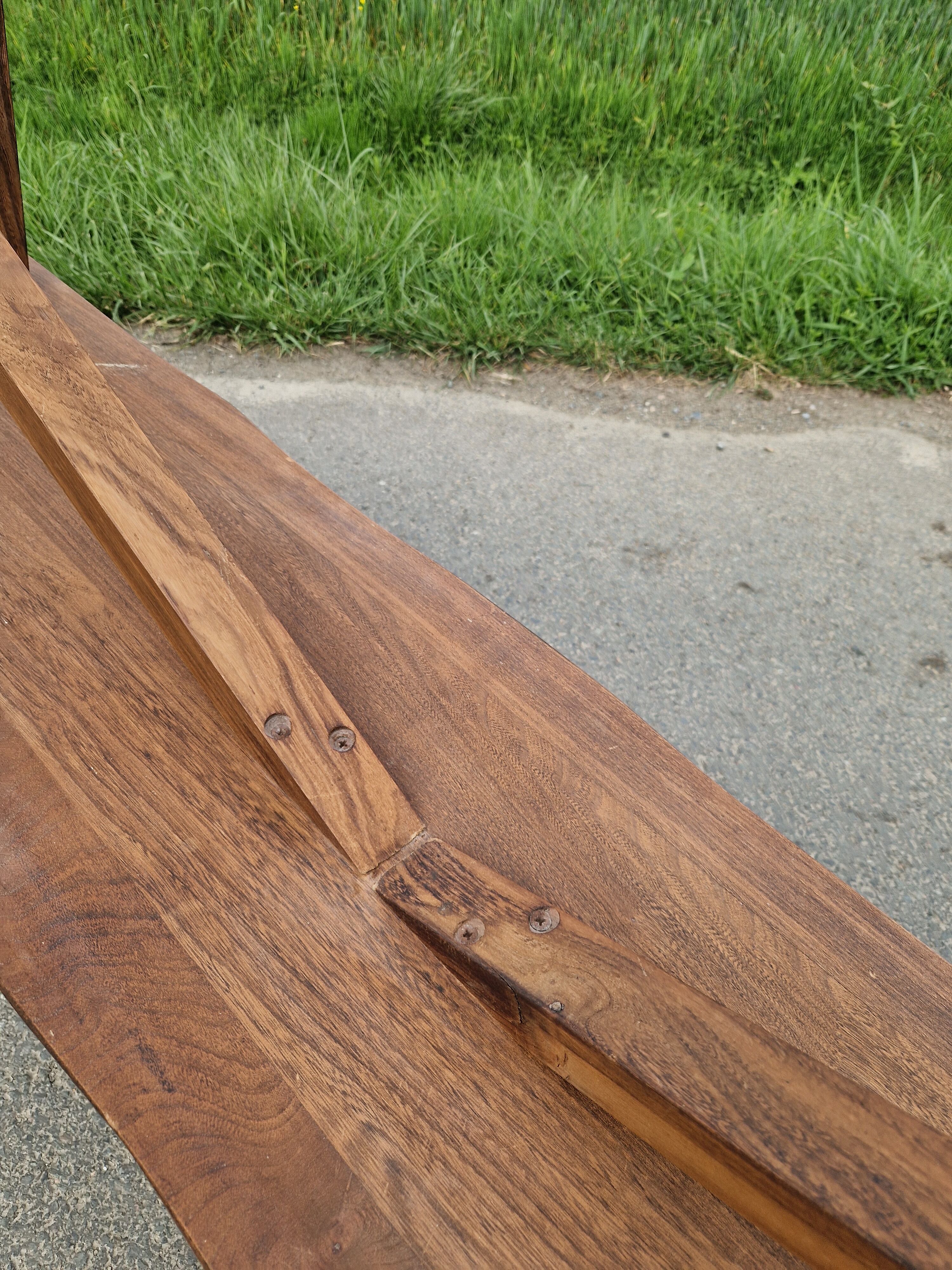 Lot de 2 bancs en orme massif par Aranjou