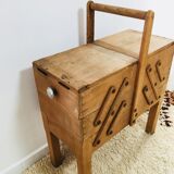 Vintage sewing basket