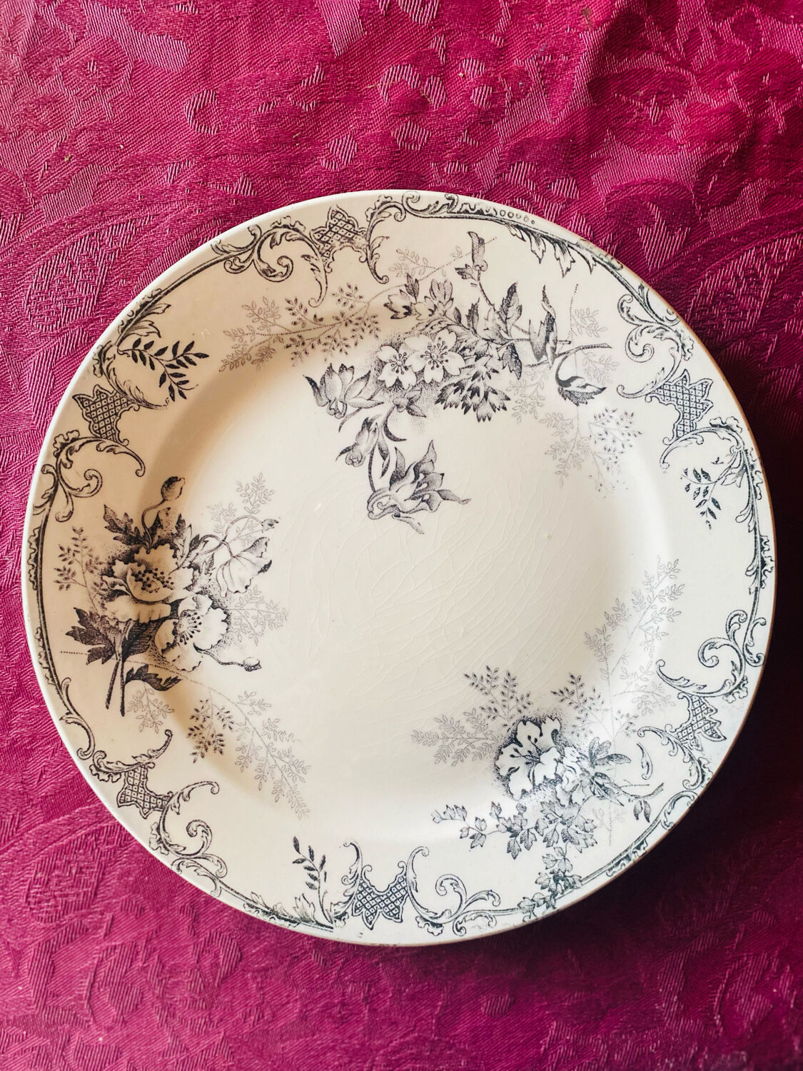 Service of 6 plates Terre de Fer