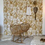 Rattan cradle