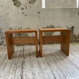 Les Arcs stools and table  1960