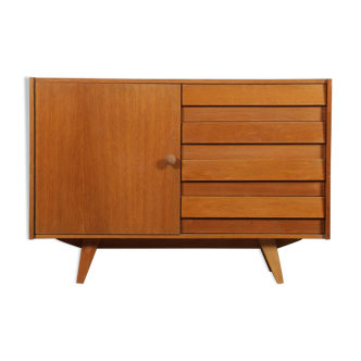 Vintage oak storage by Jiri Jiroutek, model U-458, 1960