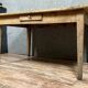 Louis XVI style desk in stripped wood from around 1800.
