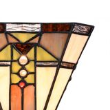 Square Tiffany wall lamp