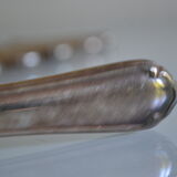 12 metal silver table knives 25 cm