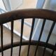 Vintage set of 2 swivel chairs in bamboo and rattan - Papasan shape