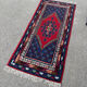 Handwoven wool oriental rug – 220 × 100 cm
