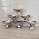 6 stainless steel 18/10 dessert bowls