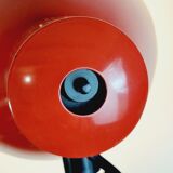 Red industrial lamp