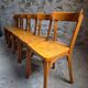 Set of six Baumann bistro chairs, France, 1950s