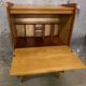 Secretary vintage oak compass feet, 1960s
