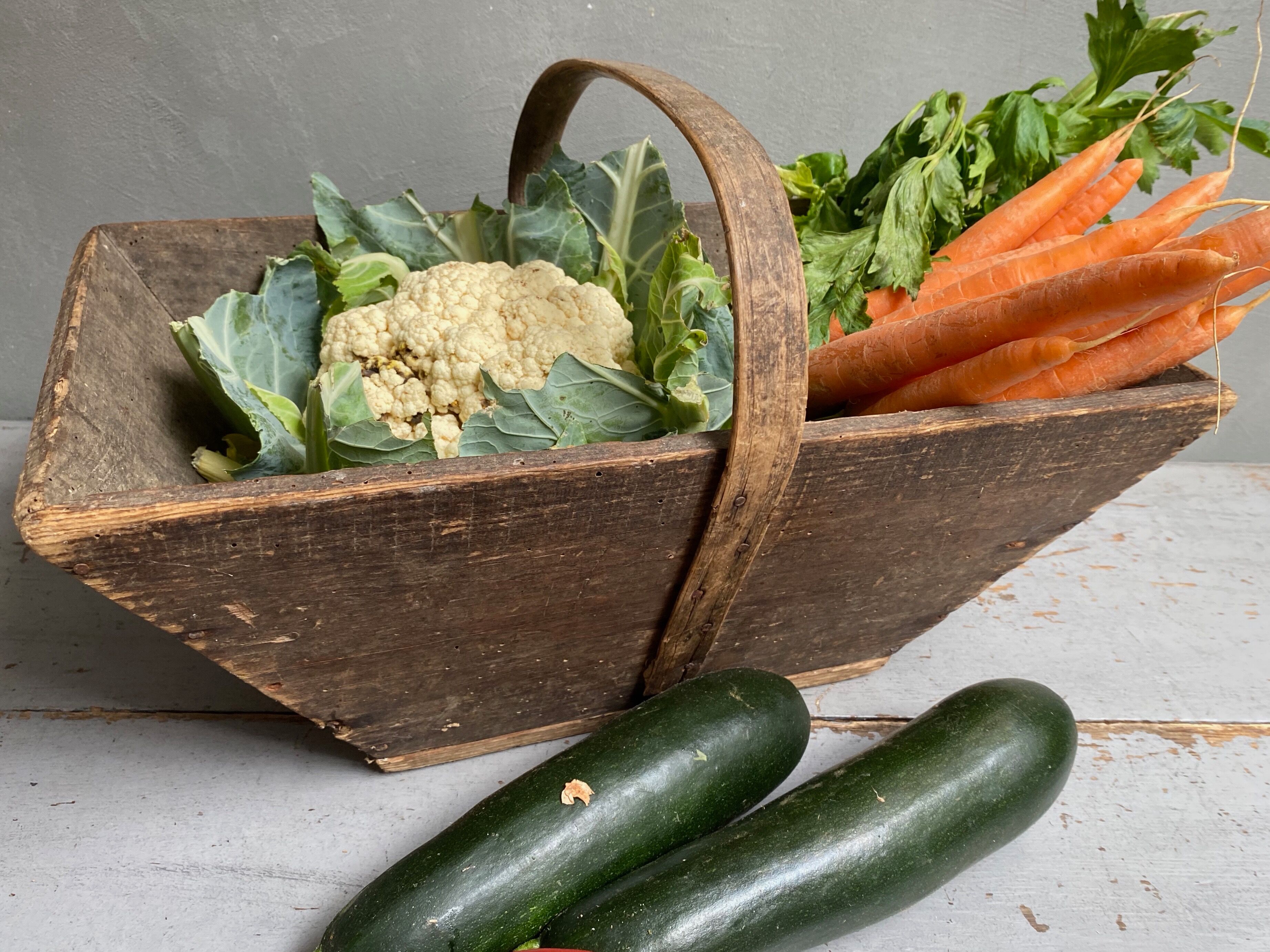 Former gardener's basket