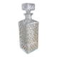 Pressed glass whisky decanter