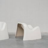 Pair of 'Space Age' Fibreglass 'Toga' Armchairs by Sergio Mazza for Artemide