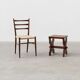Belgian Arts & Crafts or Jugendstil Oak Stool, circa 1890