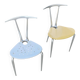 Postmodern pair of "Hole" accent chairs by Carlo Bartoli for Ycami 1993.