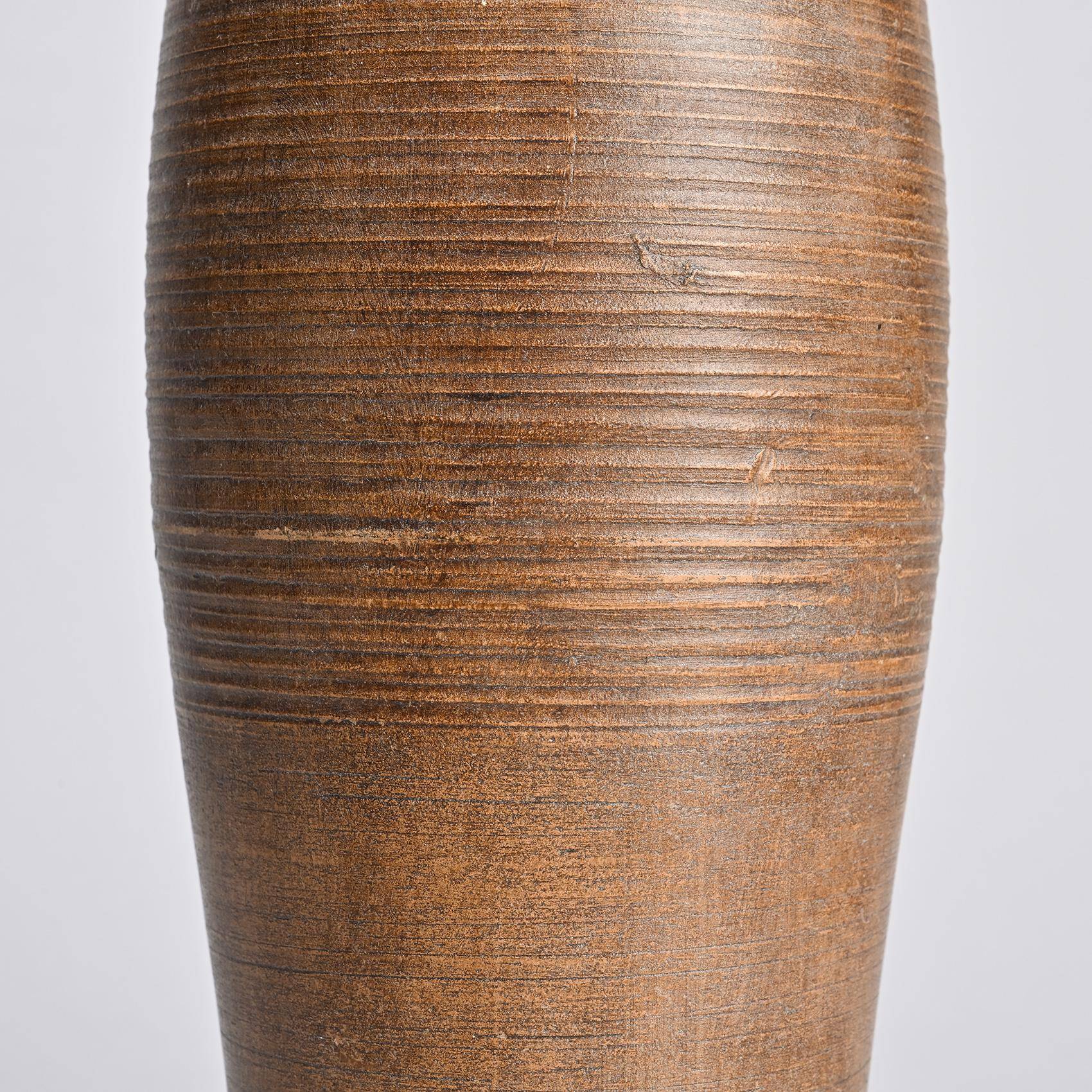 Vase en grès par Annie Fourmanoir, années 70
