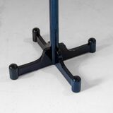 Porte-manteau italien moderne en bois émaillé vert foncé des années 1970