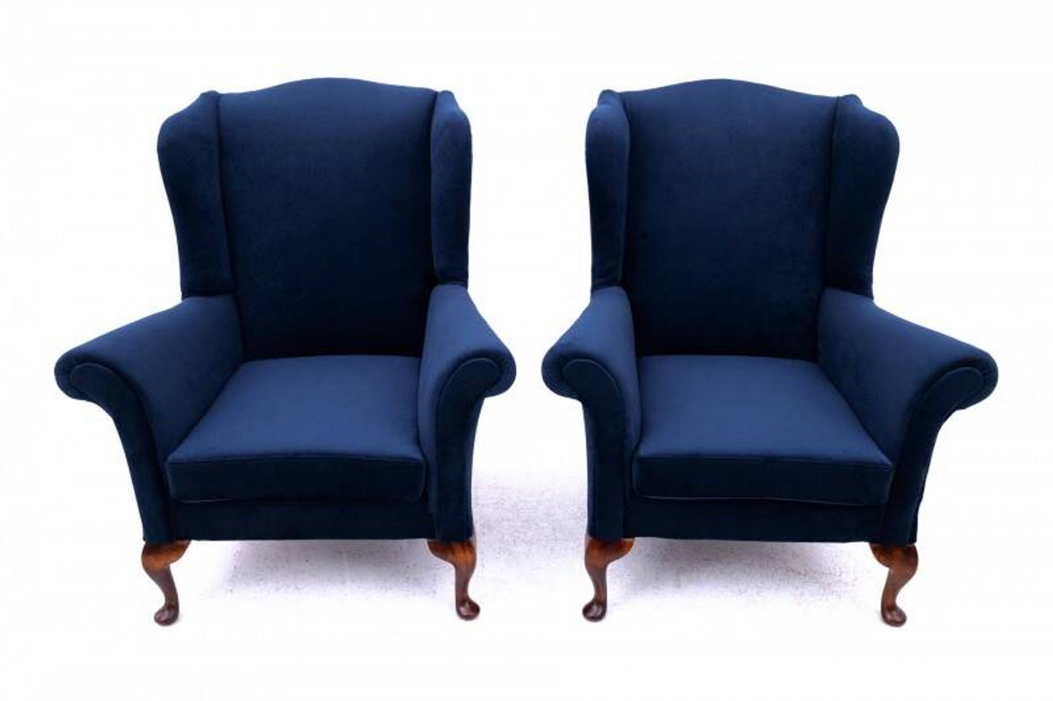 Wingback chairs, Northern Europe, mid-20th century. After renovation.