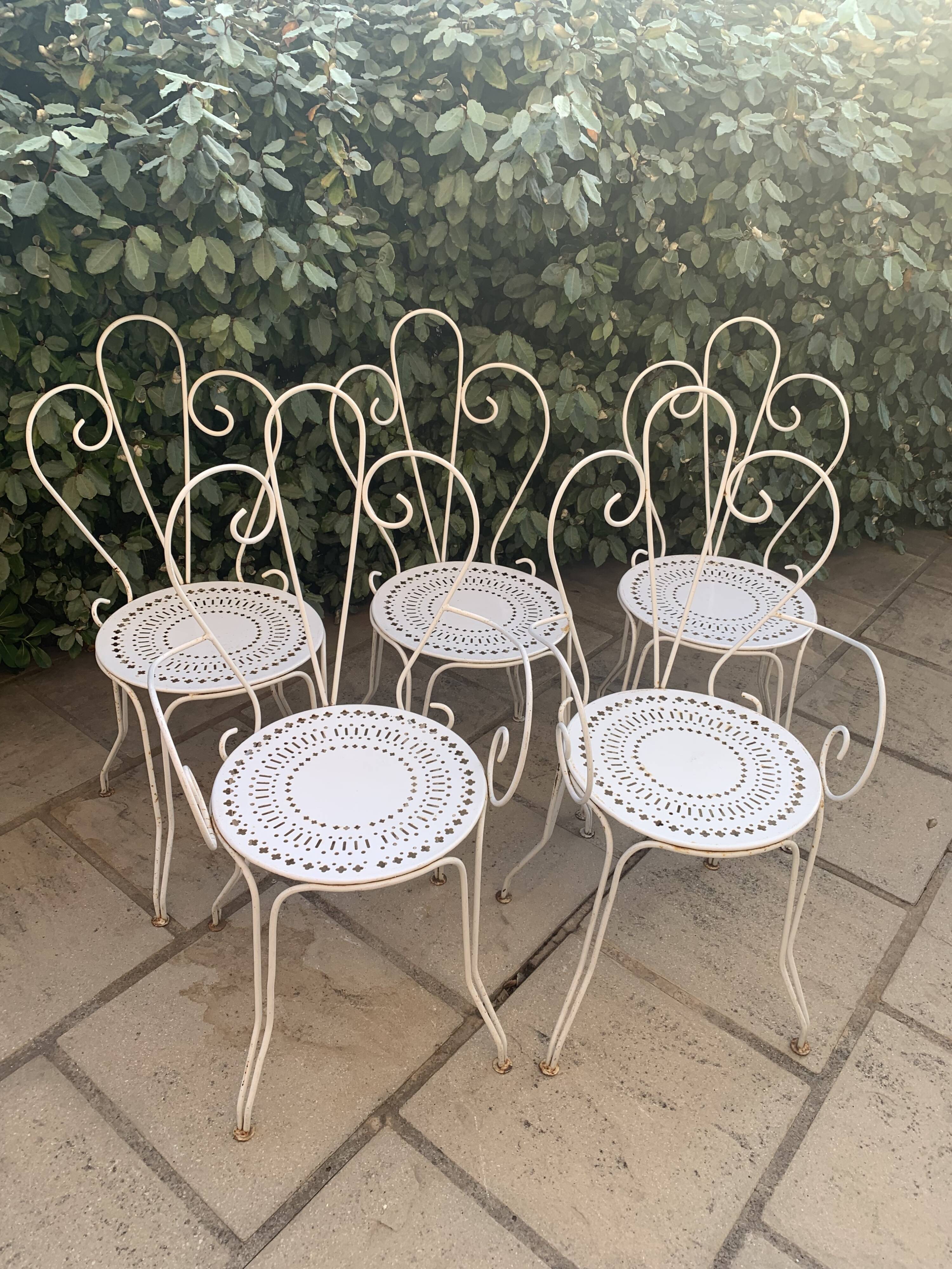 Living room wrought iron garden