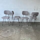 SERIES OF 4 CHAIRS - WILLEM GISPEN - EARLY 60