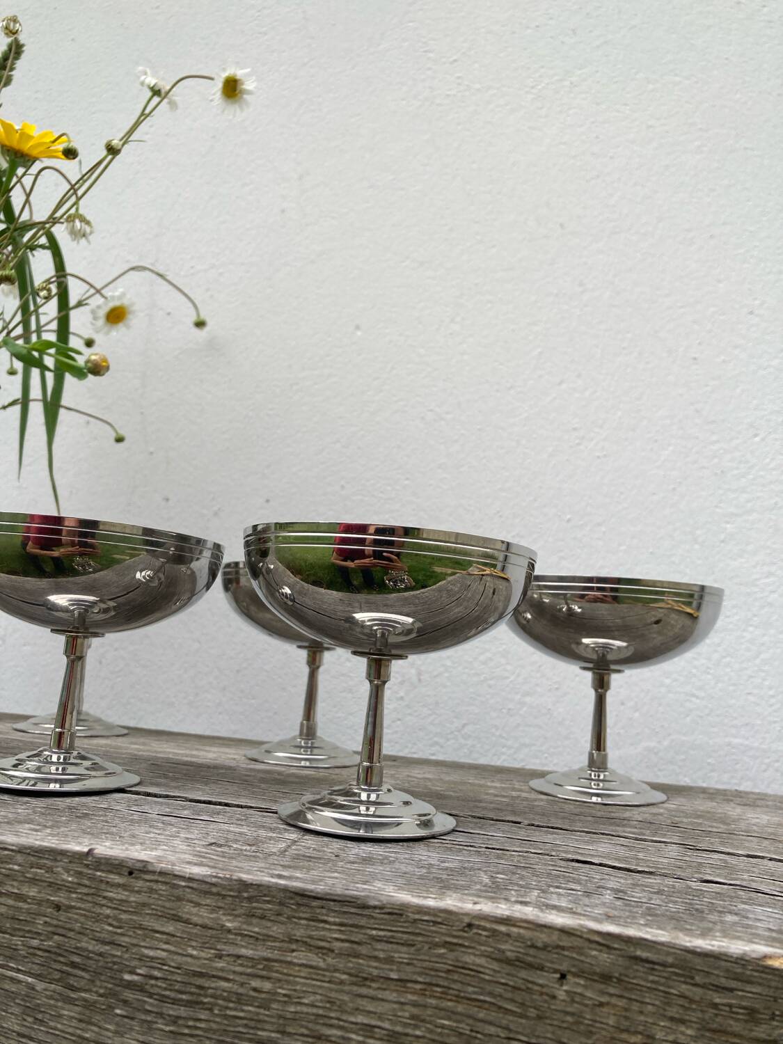 6 stainless steel bowls Rémy Letang 1970