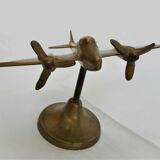 1940s Bronze propeller plane