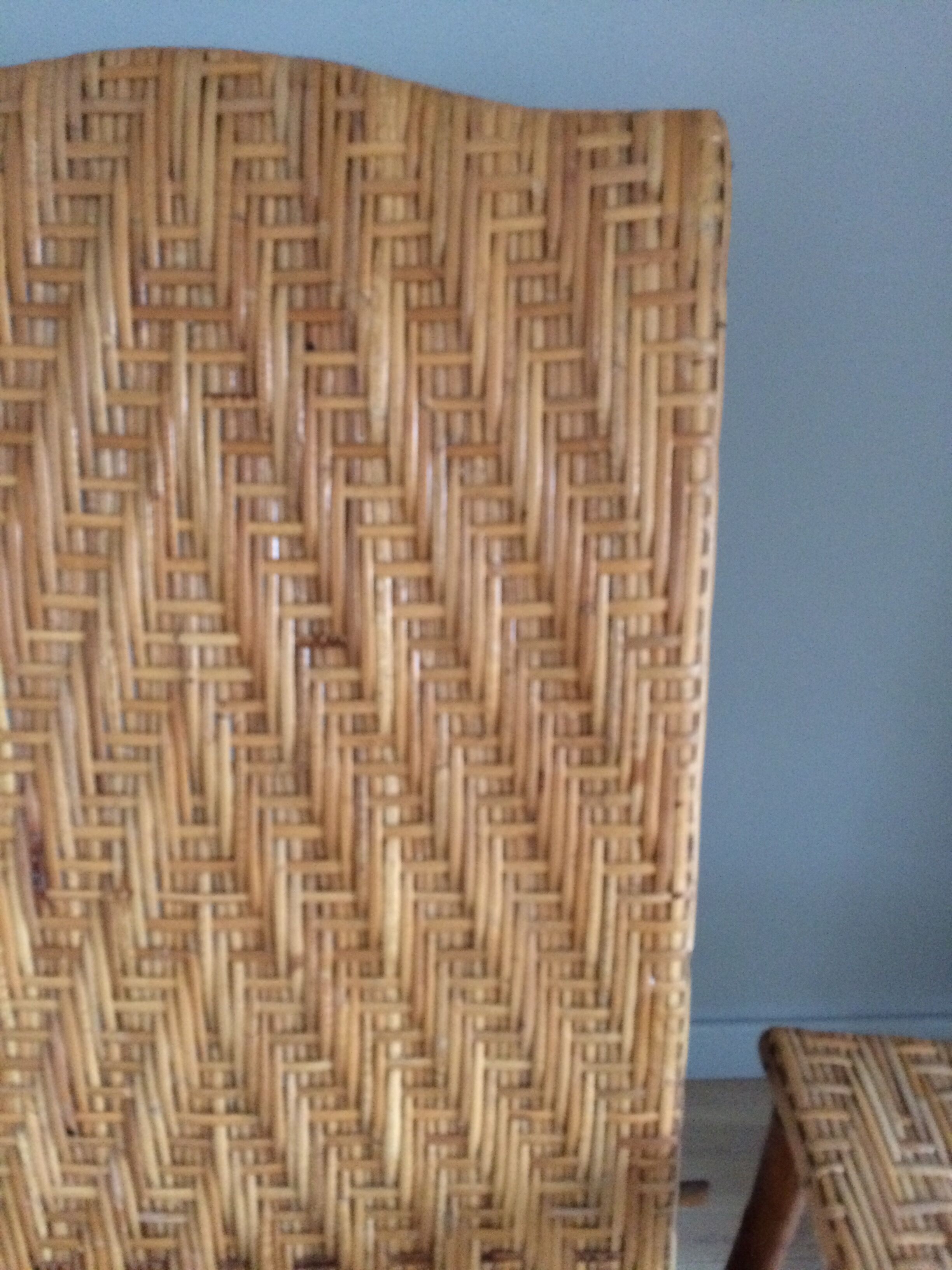 Fauteuil en rotin années 30